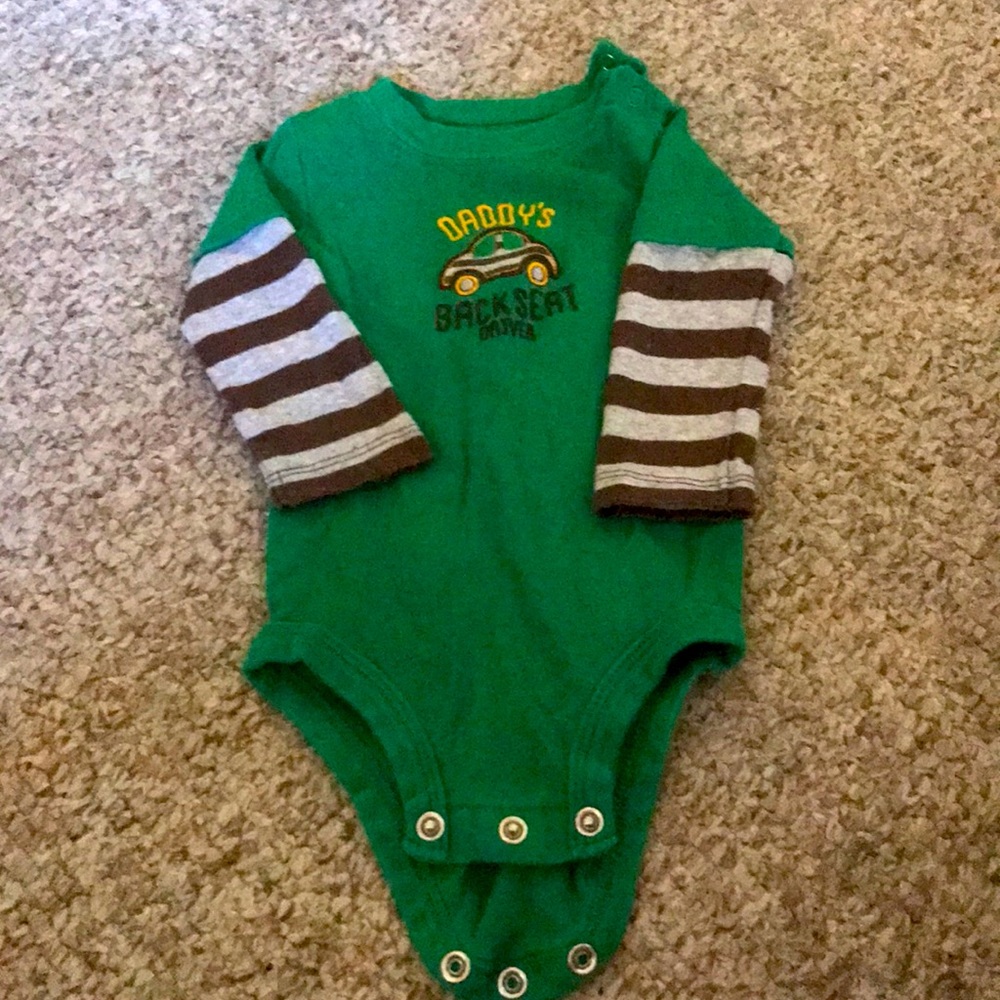 Carter’s onesie  9 mo.